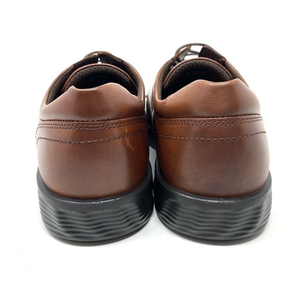 ECCO MEN'S S LITE HYBRID TIE OXFORD SHOE Cognac Leather - Picture 4 of 7